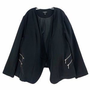 Torrid Black Waterfall Jacket